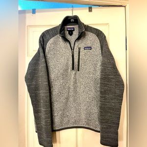 Men’s Patagonia better sweater fleece quarter zip